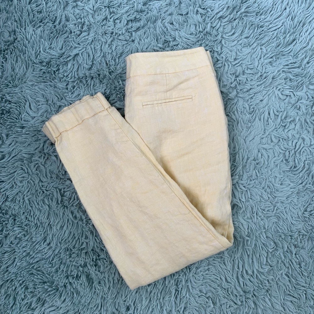 Limited Yellow linen pants